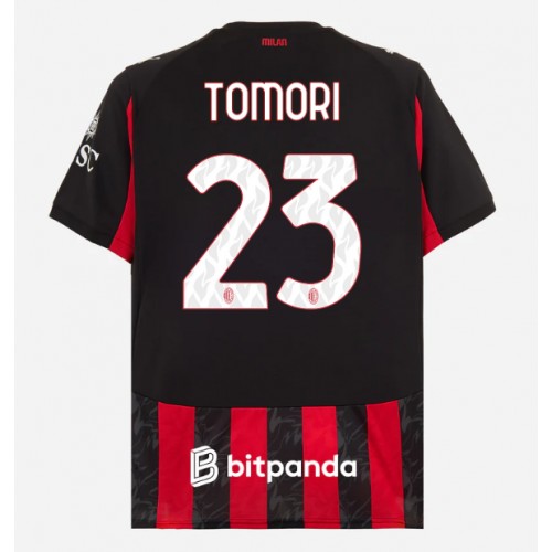AC Milan Fikayo Tomori #23 Hemmatröja 2025-26 Kortärmad AC Milan Fikayo Tomori #23 Hemmatröja 2025-26 Kortärmad