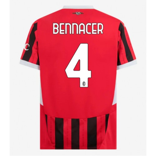 AC Milan Ismael Bennacer #4 Hemmatröja 2024-25 Kortärmad AC Milan Ismael Bennacer #4 Hemmatröja 2024-25 Kortärmad