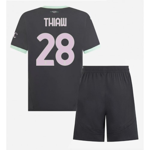 AC Milan Malick Thiaw #28 Tredje Tröja Barn 2024-25 Kortärmad (+ Korta byxor)