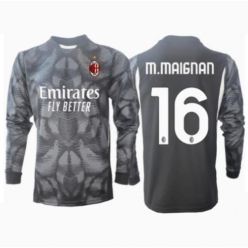 AC Milan Mike Maignan #16 Målvakt Hemmatröja 2024-25 Långärmad AC Milan Mike Maignan #16 Målvakt Hemmatröja 2024-25 Långärmad