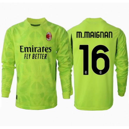 AC Milan Mike Maignan #16 Målvakt Tredje Tröja 2024-25 Långärmad AC Milan Mike Maignan #16 Målvakt Tredje Tröja 2024-25 Långärmad