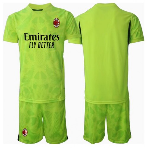 AC Milan Målvakt Tredje Tröja Barn 2024-25 Kortärmad (+ Korta byxor)
