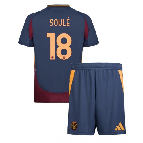 AS Roma Matias Soule #18 Tredje Tröja Barn 2024-25 Kortärmad (+ Korta byxor)