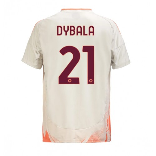 AS Roma Paulo Dybala #21 Bortatröja 2024-25 Kortärmad AS Roma Paulo Dybala #21 Bortatröja 2024-25 Kortärmad