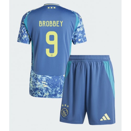 Ajax Brian Brobbey #9 Bortatröja Barn 2024-25 Kortärmad (+ Korta byxor) Ajax Brian Brobbey #9 Bortatröja Barn 2024-25 Kortärmad (+ Korta byxor)