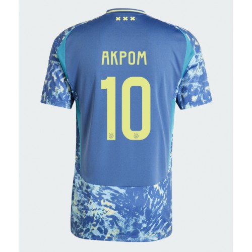 Ajax Chuba Akpom #10 Bortatröja 2024-25 Kortärmad Ajax Chuba Akpom #10 Bortatröja 2024-25 Kortärmad