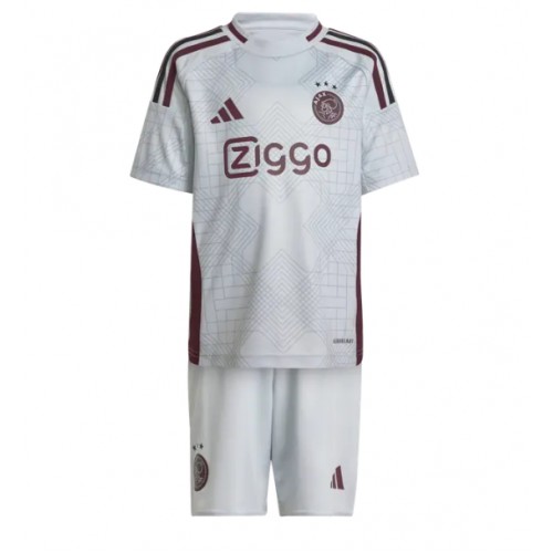 Ajax Tredje Tröja Barn 2024-25 Kortärmad (+ Korta byxor)