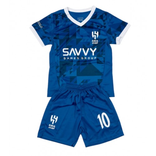Al-Hilal Neymar Jr #10 Hemmatröja Barn 2024-25 Kortärmad (+ Korta byxor)