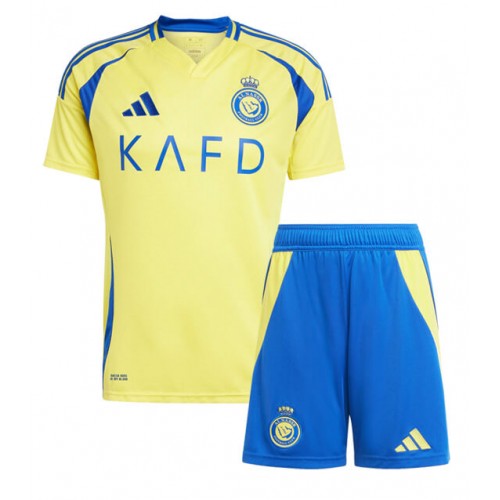 Al-Nassr Cristiano Ronaldo #7 Hemmatröja Barn 2024-25 Kortärmad (+ Korta byxor) Al-Nassr Cristiano Ronaldo #7 Hemmatröja Barn 2024-25 Kortärmad (+ Korta byxor)