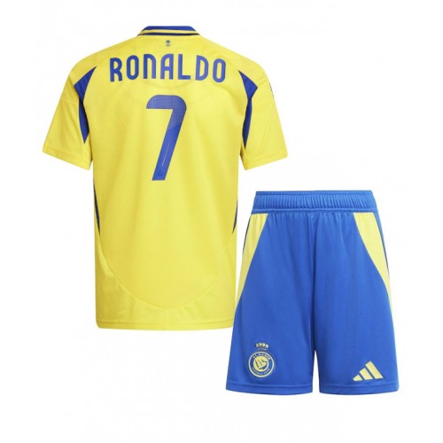 Al-Nassr Cristiano Ronaldo #7 Hemmatröja Barn 2024-25 Kortärmad (+ Korta byxor) Al-Nassr Cristiano Ronaldo #7 Hemmatröja Barn 2024-25 Kortärmad (+ Korta byxor)