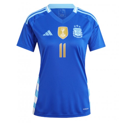 Argentina Angel Di Maria #11 Bortatröja Dam Copa America 2024 Kortärmad Argentina Angel Di Maria #11 Bortatröja Dam Copa America 2024 Kortärmad