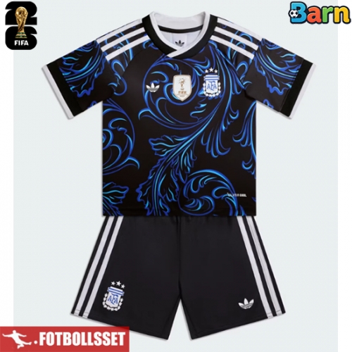 Argentina Bortatröja Barn VM 2026 Kortärmad (+ Korta byxor)