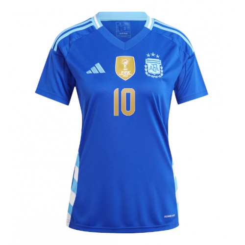 Argentina Lionel Messi #10 Bortatröja Dam Copa America 2024 Kortärmad Argentina Lionel Messi #10 Bortatröja Dam Copa America 2024 Kortärmad