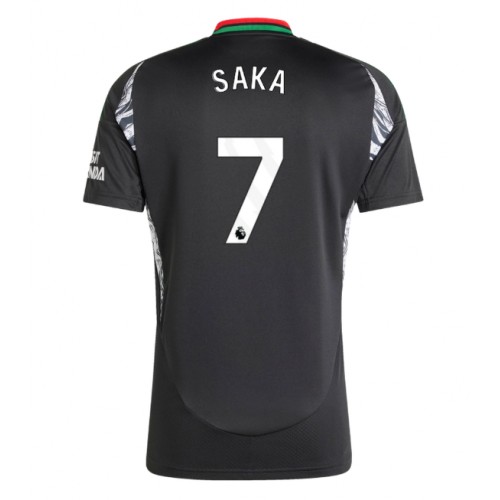 Arsenal Bukayo Saka #7 Bortatröja 2024-25 Kortärmad Arsenal Bukayo Saka #7 Bortatröja 2024-25 Kortärmad