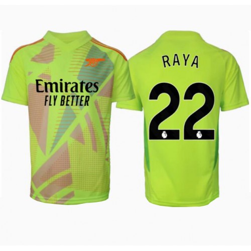Arsenal David Raya #22 Målvakt Hemmatröja 2024-25 Kortärmad Arsenal David Raya #22 Målvakt Hemmatröja 2024-25 Kortärmad