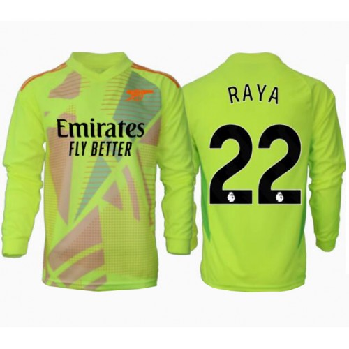 Arsenal David Raya #22 Målvakt Hemmatröja 2024-25 Långärmad Arsenal David Raya #22 Målvakt Hemmatröja 2024-25 Långärmad