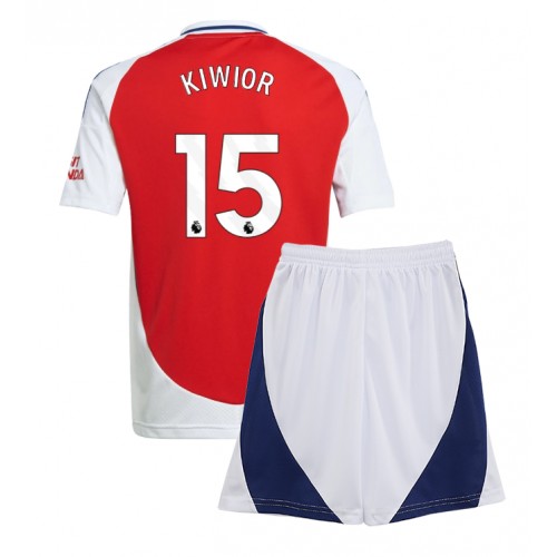 Arsenal Jakub Kiwior #15 Hemmatröja Barn 2024-25 Kortärmad (+ Korta byxor) Arsenal Jakub Kiwior #15 Hemmatröja Barn 2024-25 Kortärmad (+ Korta byxor)
