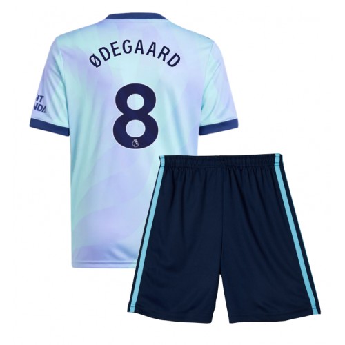 Arsenal Martin Odegaard #8 Tredje Tröja Barn 2024-25 Kortärmad (+ Korta byxor)