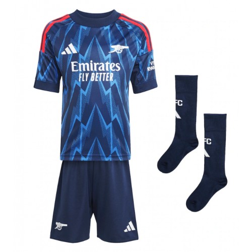 Arsenal Martin Zubimendi #36 Bortatröja Barn 2025-26 Kortärmad (+ Korta byxor)