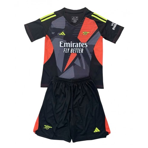 Arsenal Målvakt Tredje Tröja Barn 2024-25 Kortärmad (+ Korta byxor)