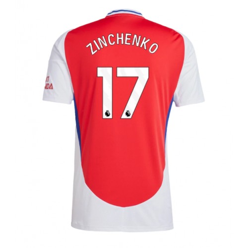 Arsenal Oleksandr Zinchenko #17 Hemmatröja 2024-25 Kortärmad Arsenal Oleksandr Zinchenko #17 Hemmatröja 2024-25 Kortärmad
