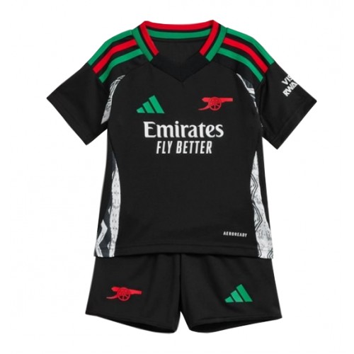 Arsenal Riccardo Calafiori #33 Bortatröja Barn 2024-25 Kortärmad (+ Korta byxor)