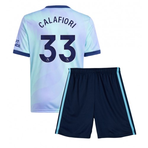 Arsenal Riccardo Calafiori #33 Tredje Tröja Barn 2024-25 Kortärmad (+ Korta byxor) Arsenal Riccardo Calafiori #33 Tredje Tröja Barn 2024-25 Kortärmad (+ Korta byxor)