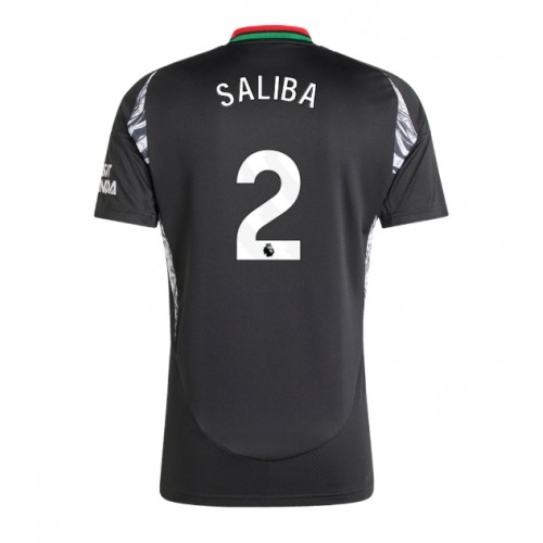 Arsenal William Saliba #2 Bortatröja 2024-25 Kortärmad Arsenal William Saliba #2 Bortatröja 2024-25 Kortärmad