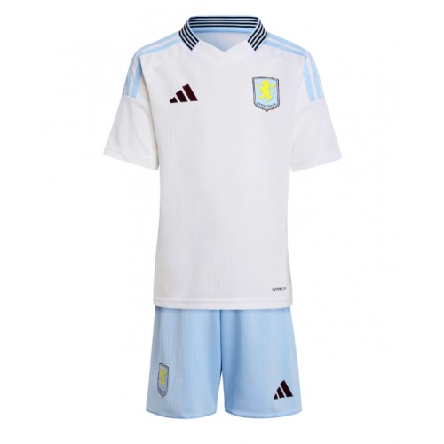 Aston Villa Amadou Onana #24 Bortatröja Barn 2024-25 Kortärmad (+ Korta byxor)