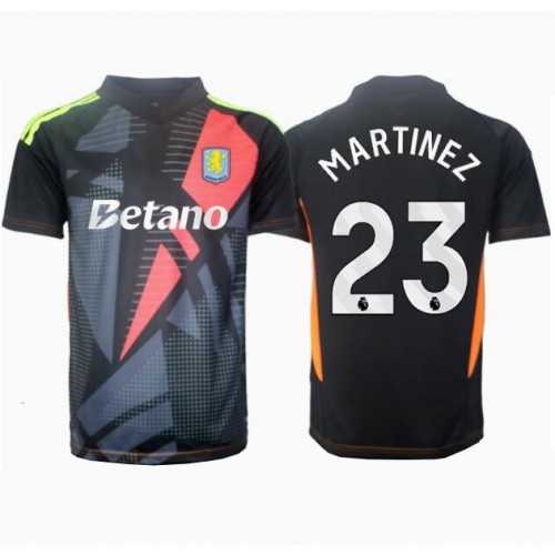 Aston Villa Emiliano Martinez #23 Målvakt Bortatröja 2024-25 Kortärmad Aston Villa Emiliano Martinez #23 Målvakt Bortatröja 2024-25 Kortärmad