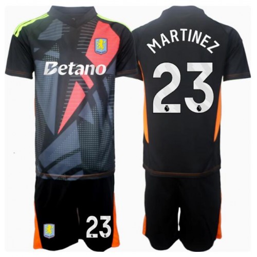 Aston Villa Emiliano Martinez #23 Målvakt Bortatröja Barn 2024-25 Kortärmad (+ Korta byxor) Aston Villa Emiliano Martinez #23 Målvakt Bortatröja Barn 2024-25 Kortärmad (+ Korta byxor)
