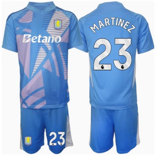 Aston Villa Emiliano Martinez #23 Målvakt Tredje Tröja Barn 2024-25 Kortärmad (+ Korta byxor) Aston Villa Emiliano Martinez #23 Målvakt Tredje Tröja Barn 2024-25 Kortärmad (+ Korta byxor)