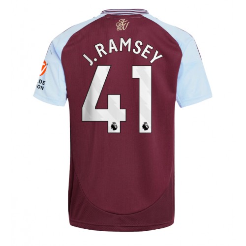 Aston Villa Jacob Ramsey #41 Hemmatröja 2024-25 Kortärmad Aston Villa Jacob Ramsey #41 Hemmatröja 2024-25 Kortärmad