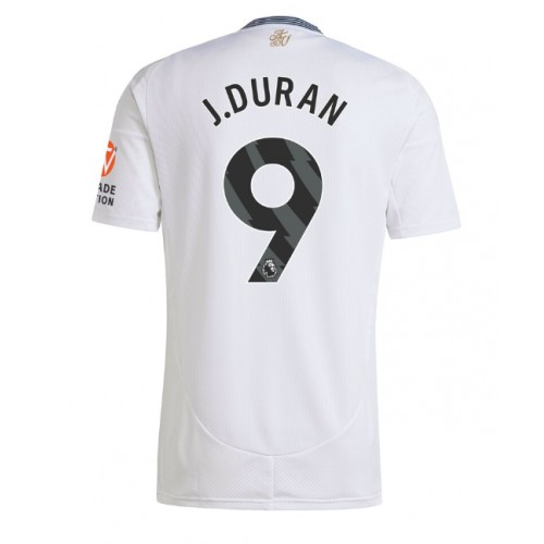 Aston Villa Jhon Duran #9 Bortatröja 2024-25 Kortärmad Aston Villa Jhon Duran #9 Bortatröja 2024-25 Kortärmad