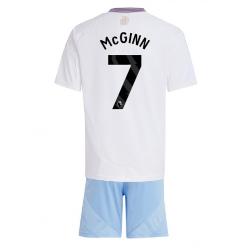 Aston Villa John McGinn #7 Bortatröja Barn 2024-25 Kortärmad (+ Korta byxor)