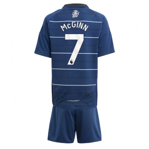 Aston Villa John McGinn #7 Tredje Tröja Barn 2024-25 Kortärmad (+ Korta byxor)