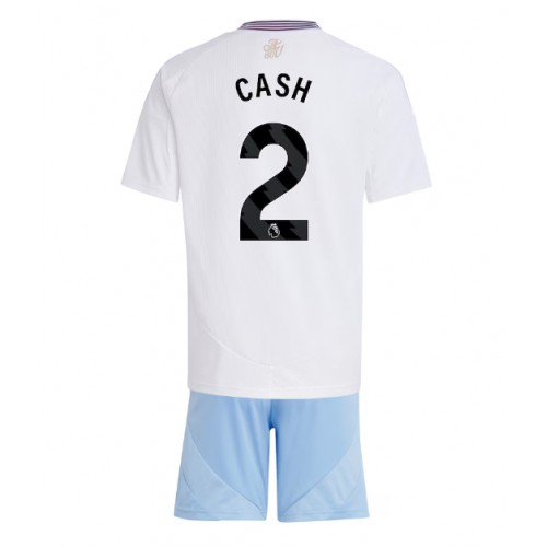 Aston Villa Matty Cash #2 Bortatröja Barn 2024-25 Kortärmad (+ Korta byxor)
