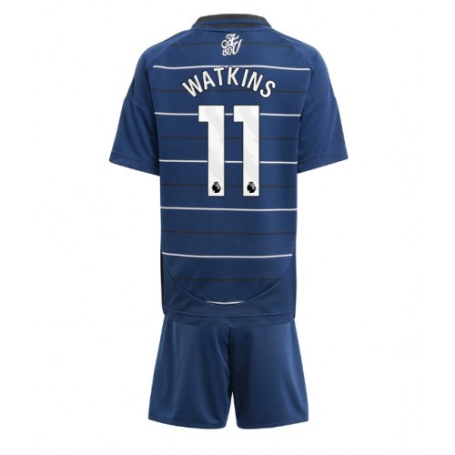 Aston Villa Ollie Watkins #11 Tredje Tröja Barn 2024-25 Kortärmad (+ Korta byxor)