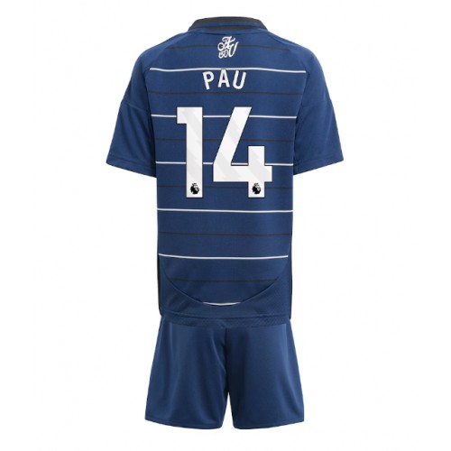 Aston Villa Pau Torres #14 Tredje Tröja Barn 2024-25 Kortärmad (+ Korta byxor)