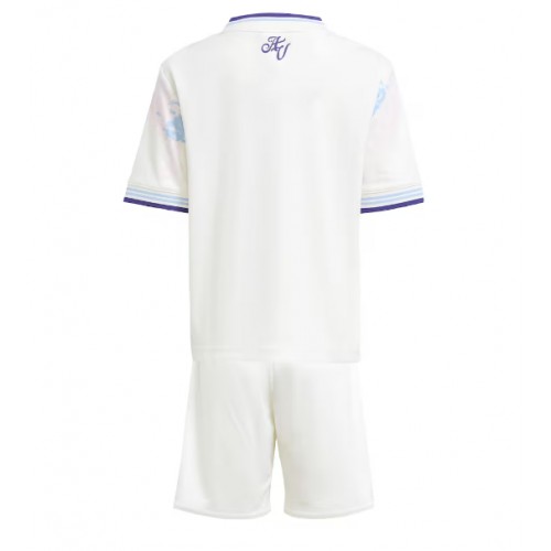 Aston Villa Tredje Tröja Barn 2025-26 Kortärmad (+ Korta byxor)