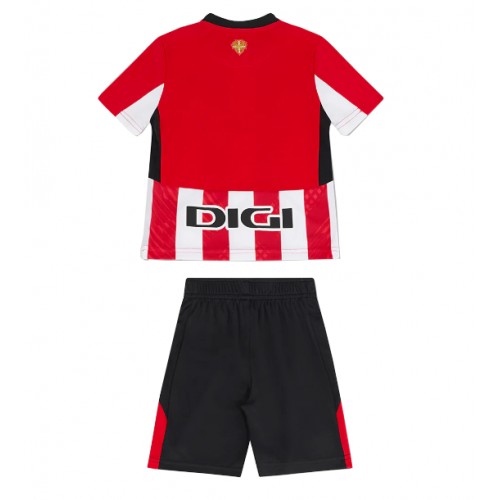 Athletic Bilbao Hemmatröja Barn 2024-25 Kortärmad (+ Korta byxor)