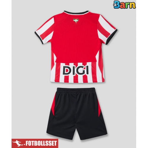 Athletic Bilbao Hemmatröja Barn 2026-27 Kortärmad (+ Korta byxor)