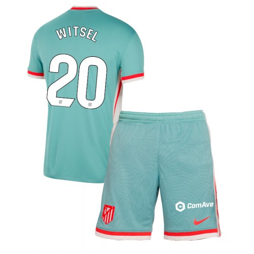 Atletico Madrid Axel Witsel #20 Bortatröja Barn 2024-25 Kortärmad (+ Korta byxor)