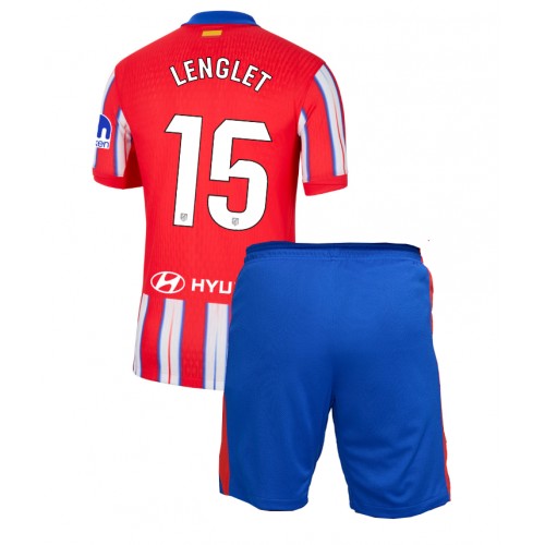 Atletico Madrid Clement Lenglet #15 Hemmatröja Barn 2024-25 Kortärmad (+ Korta byxor) Atletico Madrid Clement Lenglet #15 Hemmatröja Barn 2024-25 Kortärmad (+ Korta byxor)