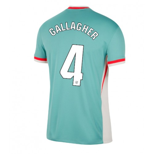 Atletico Madrid Conor Gallagher #4 Bortatröja 2024-25 Kortärmad Atletico Madrid Conor Gallagher #4 Bortatröja 2024-25 Kortärmad