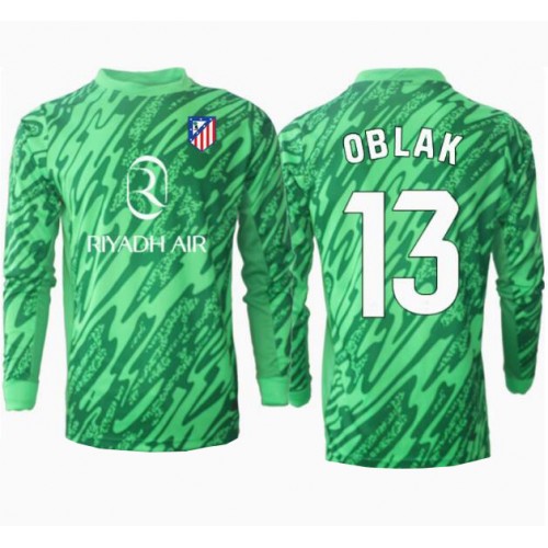 Atletico Madrid Jan Oblak #13 Målvakt Bortatröja 2024-25 Långärmad Atletico Madrid Jan Oblak #13 Målvakt Bortatröja 2024-25 Långärmad