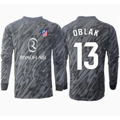 Atletico Madrid Jan Oblak #13 Målvakt Hemmatröja 2024-25 Långärmad Atletico Madrid Jan Oblak #13 Målvakt Hemmatröja 2024-25 Långärmad