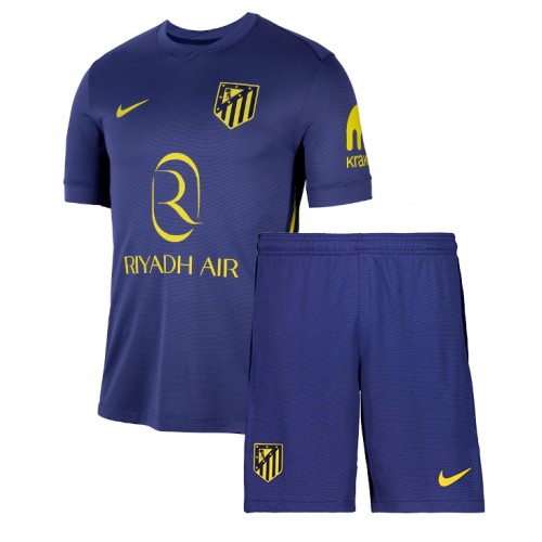 Atletico Madrid Julian Alvarez #19 Bortatröja Barn 2025-26 Kortärmad (+ Korta byxor)