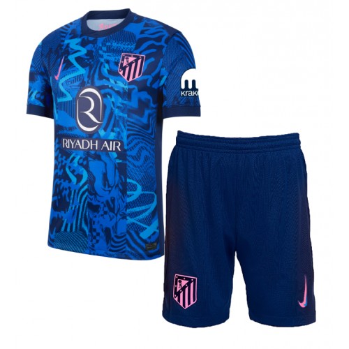 Atletico Madrid Marcos Llorente #14 Tredje Tröja Barn 2024-25 Kortärmad (+ Korta byxor)