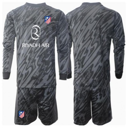 Atletico Madrid Målvakt Hemmatröja Barn 2024-25 Långärmad (+ Korta byxor)